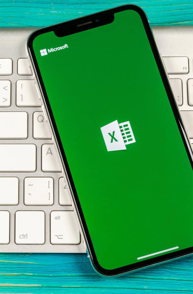 Vorladen von Excel auf Smartphone